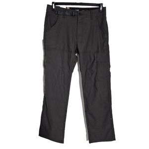 prAna  Zion II Pants Mens 31x30 Dark Iron Relaxed Stretch Straight Leg NEW